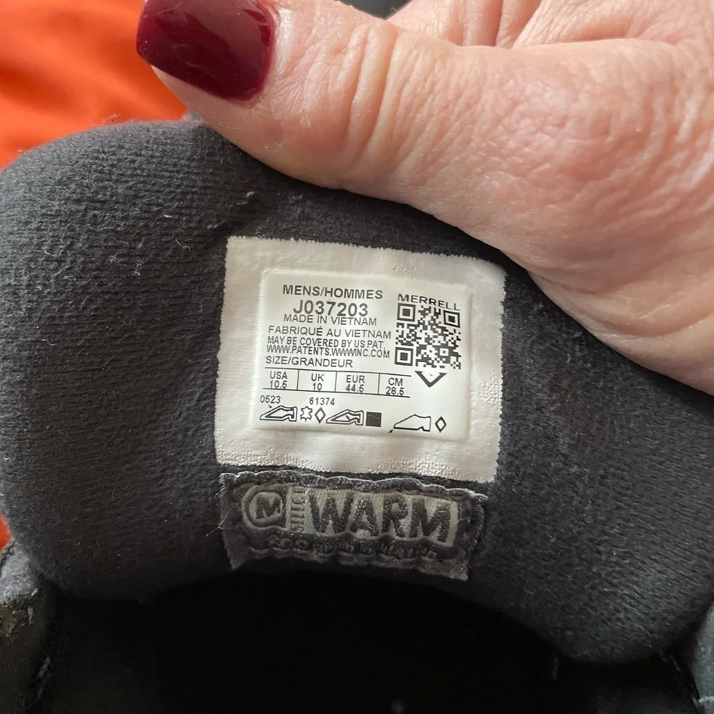Merrell Men's Black Rain & Snow Boots